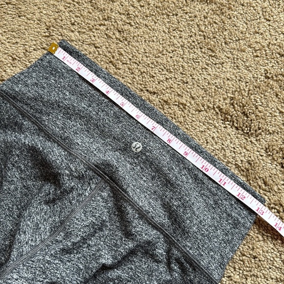 Lululemon Wunder Under Hi-Rise 7/8 Tight 25" Heathered Black Leggings - Picture 7 of 10